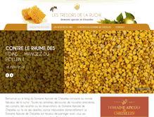 Tablet Screenshot of domaine-apicole-chezelles.com